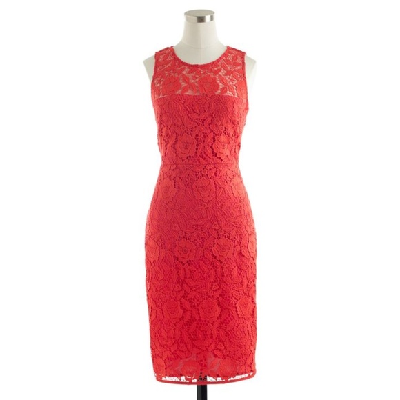 J. Crew Dresses & Skirts - J.Crew Collection Lace Sheath Dress EUC
